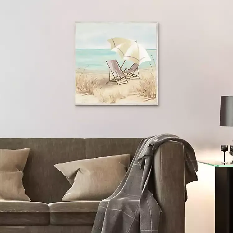 Kirklands Home Canvas Art|Vintage Vacation II Framed Canvas Art Print