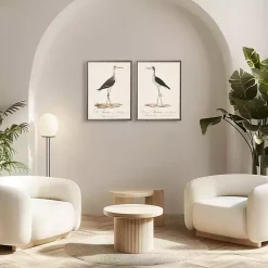 Kirklands Home Framed Art|Vintage Waterbird Facing Right Framed Art Print