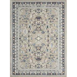 Kirklands Home Accent Rugs|Vista Blue Beige Accent Rug, 2x3