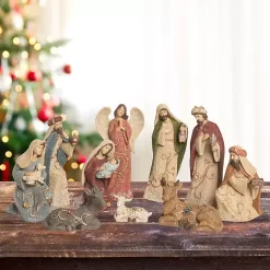 Hot Waffle Weave 10-pc. Nativity Set Christmas Decorations