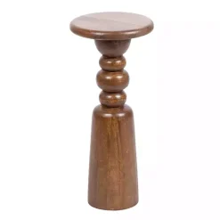 Kirklands Home Accent & End Tables|Walnut Tirollo Accent Table Brown