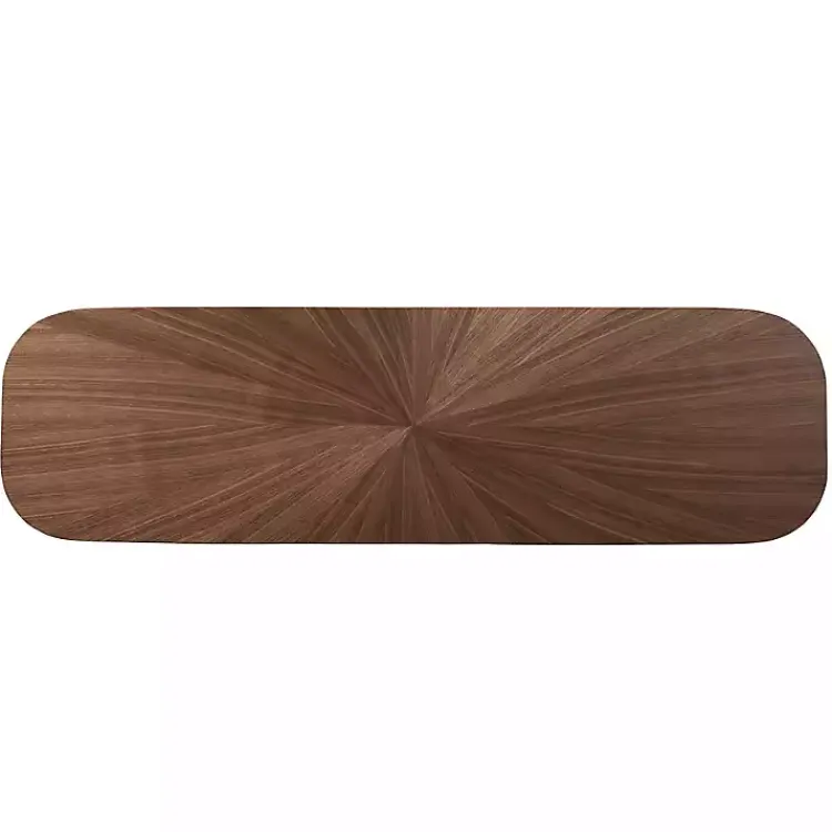 Kirklands Home Console Tables|Walnut Wood Frame Splayed Legs Console Brown