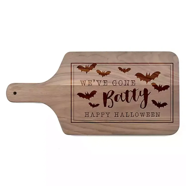 Outlet Walnut Gone Batty Halloween Cutting Board Halloween