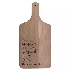 Hot Walnut Personalized Best Memories Cutting Board Fall