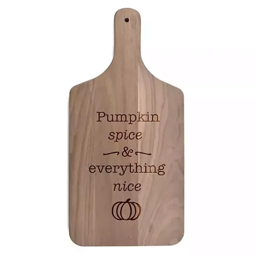 Kirklands Home Serving & Entertaining|Walnut Pumpkin Spice Everything Nice Cutting Board Brown