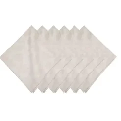 Hot Warm Neutral Leaves Napkins, Set of 6 Fall