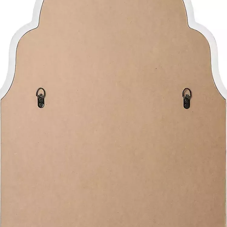 Kirklands Home Decorative Mirrors|Warm Silver Arched Wall Mirror