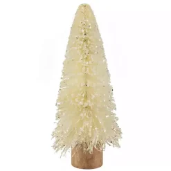 Outlet Warm White Glitter Bottle Tree Stump Base Christmas Decorations