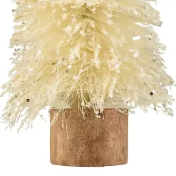 Outlet Warm White Glitter Bottle Tree Stump Base Christmas Decorations