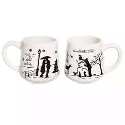 Online Warm Winter Wishes Mugs, Set of 2 Christmas Dining & Entertaining