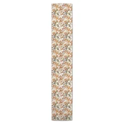 Sale Watercolor Autumn Botanicals Table Runner, 72 in. Fall