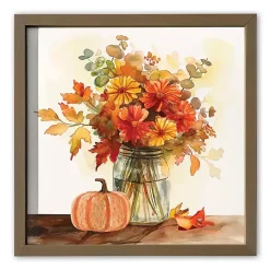Outlet Watercolor Autumn Bouquet Framed Art Print Fall