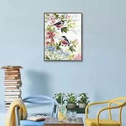 Kirklands Home Canvas Art|Watercolor Birds I Framed Canvas Art Print