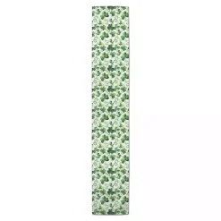 Clearance Watercolor Clovers Table Runner, 90 in. St Patricks Day Decorations