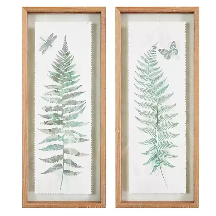 Kirklands Home Framed Art|Watercolor Ferns 2-pc. Framed Wall Art