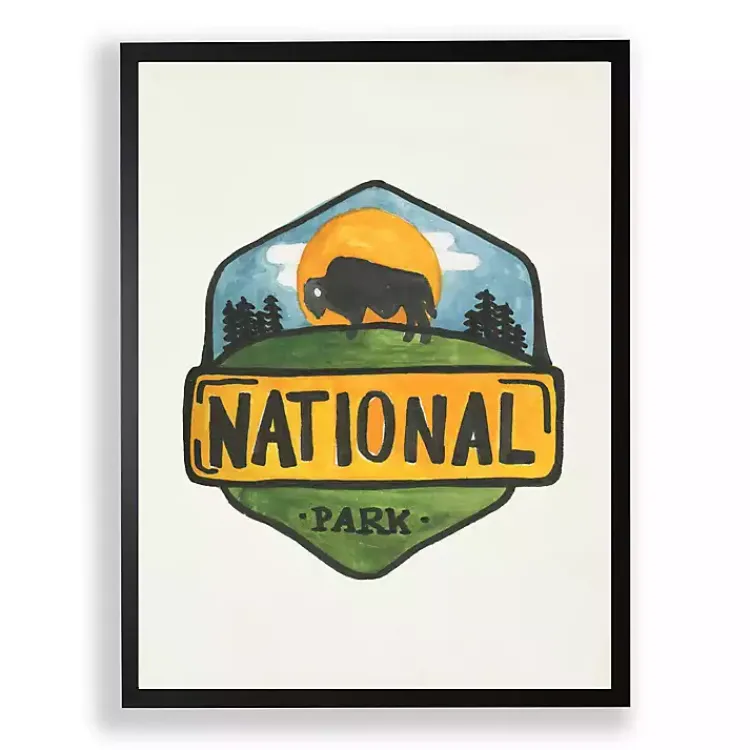 Kirklands Home Framed Art|Watercolor National Park Framed Art Print