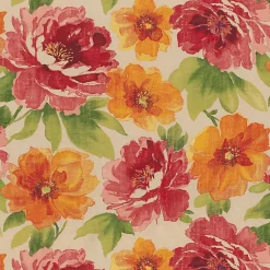 Kirklands Home Outdoor Cushions & Pillows|Watercolor Primrose Outdoor Settee Cushion