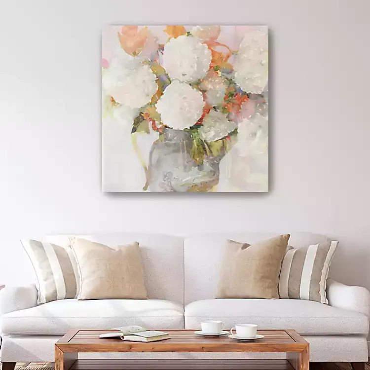 Kirklands Home Canvas Art|Watercolor Table Bouquet Canvas Art Print