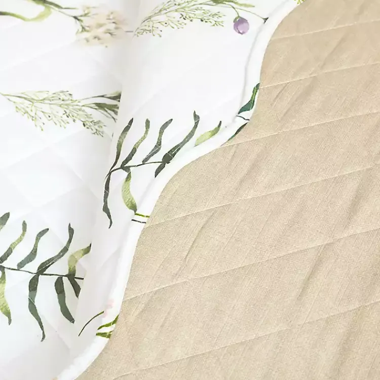 Kirklands Home Quilts|Watercolor Wildflower 3-pc. Full/Queen Quilt Set