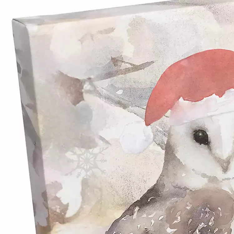 Online Watercolor Woodland Creatures Canvas Art Print Christmas Art & Wall Decor