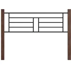 Kirklands Home Beds & Headboards|Weathered Brown Farmhouse Queen Bed