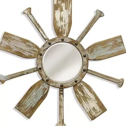 Kirklands Home Decorative Mirrors|Weathered Paddle Wall Mirror