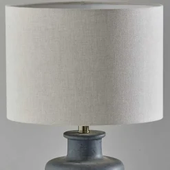 Kirklands Home Table Lamps|Weathered Stone Jug Table Lamp Tan
