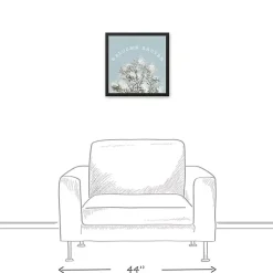 Best Welcome Easter Hydrangea Framed Canvas Art Print Easter Decorations