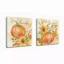 Outlet Welcome Fall Canvas Art Prints, Set of 2 Fall