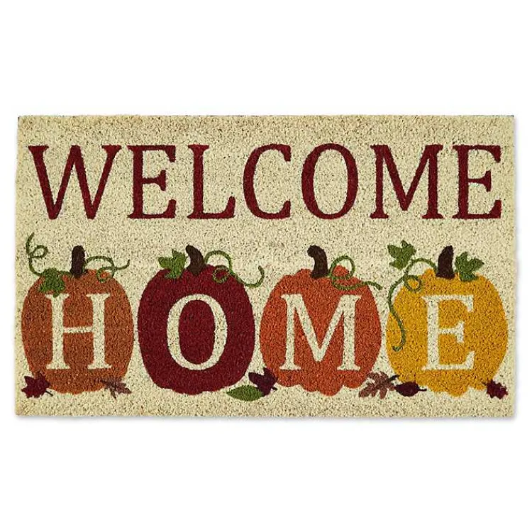 Outlet Welcome Home Pumpkin Doormat, 18x30 in. Fall