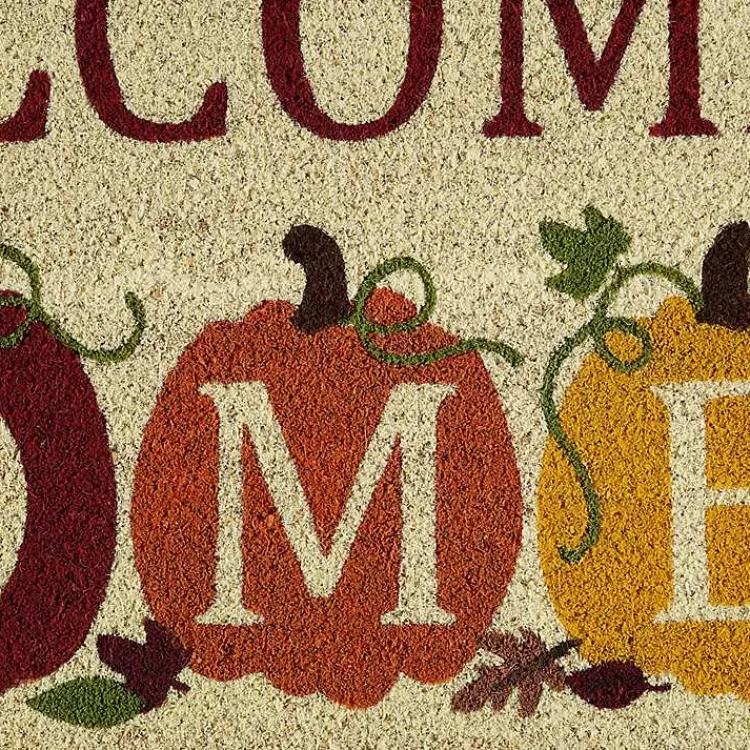 Outlet Welcome Home Pumpkin Doormat, 18x30 in. Fall