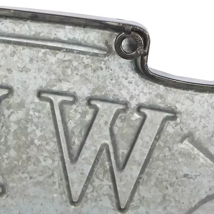 Kirklands Home Wall Quotes & Signs|Welcome To The Lake Metal Wall Plaque