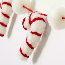 Discount Whimsical Candy Cane Garland Christmas Tree Decorations