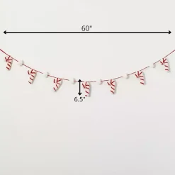 Discount Whimsical Candy Cane Garland Christmas Tree Decorations