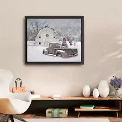 Outlet Whisper of Christmas Framed Canvas Art Print Christmas Art & Wall Decor