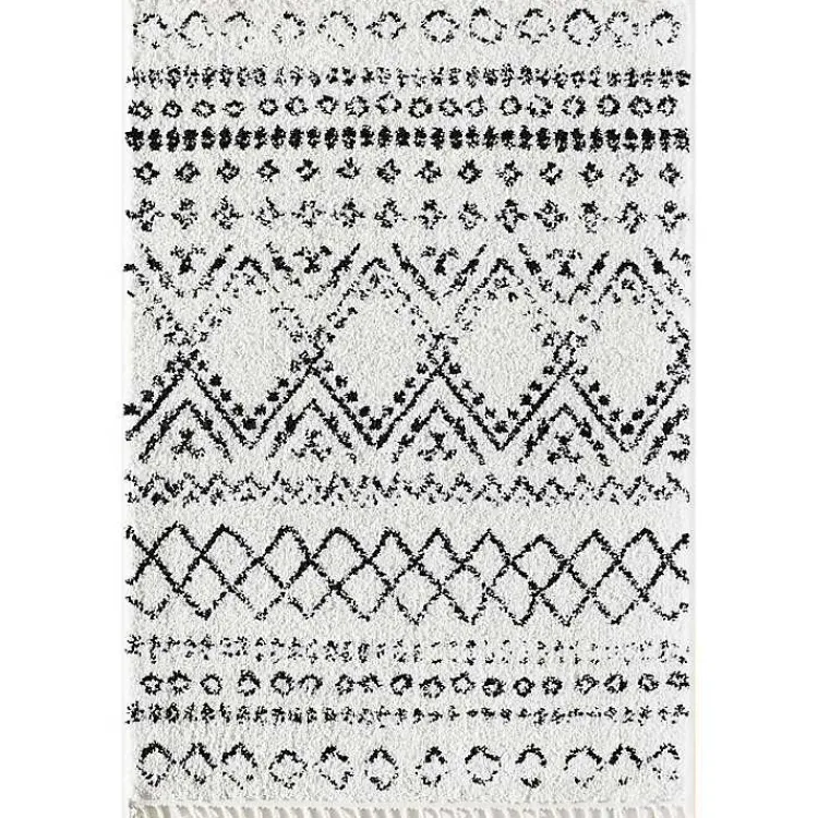 Kirklands Home Area Rugs|Whisper White Moon Area Rug, 5x7