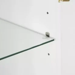 Kirklands Home Cabinets & Sideboards|& Gold Glass Door Storage Cabinet White