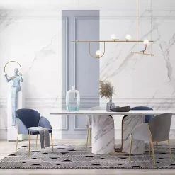 Clearance White & Turquoise Ceramic Cut-Out Vase, 18 in. Vases