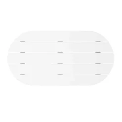 Kirklands Home Outdoor Tables|Acacia Wood Oval Adirondack Coffee Table White