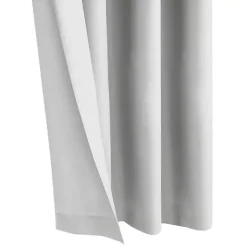 Kirklands Home Curtains & Drapes|Alpine Blackout Curtain Panel, 63 in. White