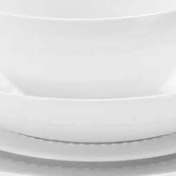 Kirklands Home Dinnerware|Bone China 16-pc. Dinnerware Set White