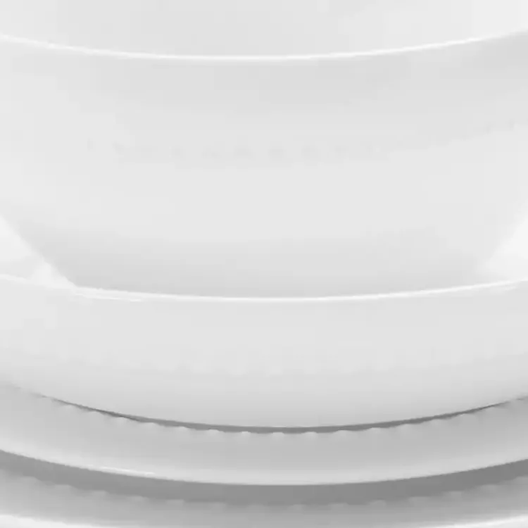 Kirklands Home Dinnerware|Bone China 16-pc. Dinnerware Set White