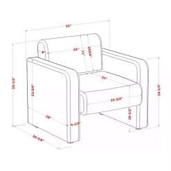 Kirklands Home Accent Chairs|Boucle Modern Accent Chair White