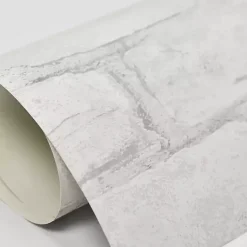 Kirklands Home Wall Murals & Wallpaper|White Brick Peel & Stick Wallpaper