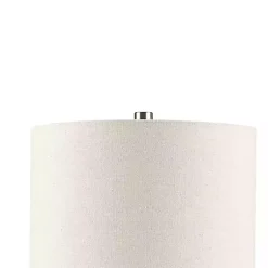 Kirklands Home Table Lamps|Ceramic and Wood Cone Table Lamp White