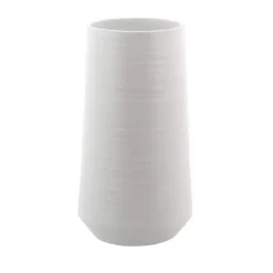 Hot Ceramic Ribbed Vase, 12 in. Vases
