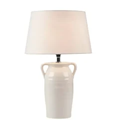 Kirklands Home Table Lamps|Ceramic Table Lamp with Handles White
