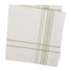 Kirklands Home Table Linens|Chambray French Stripe Napkins, Set of 6 White