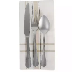 Kirklands Home Table Linens|Chambray French Stripe Napkins, Set of 6 White