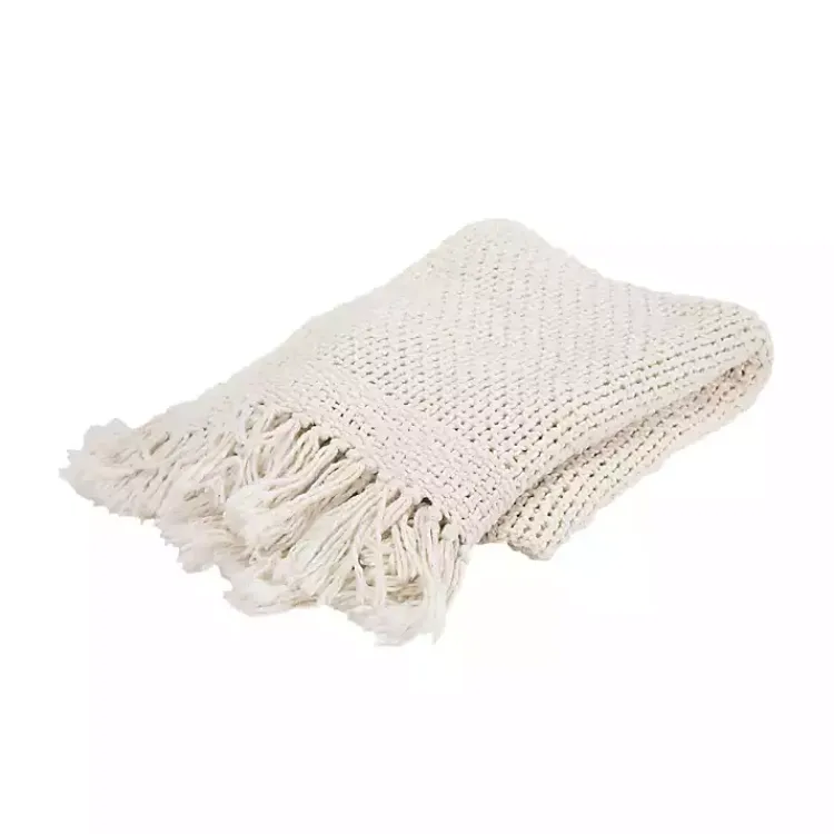 Cotton Tassel Throw Blankets & Throws